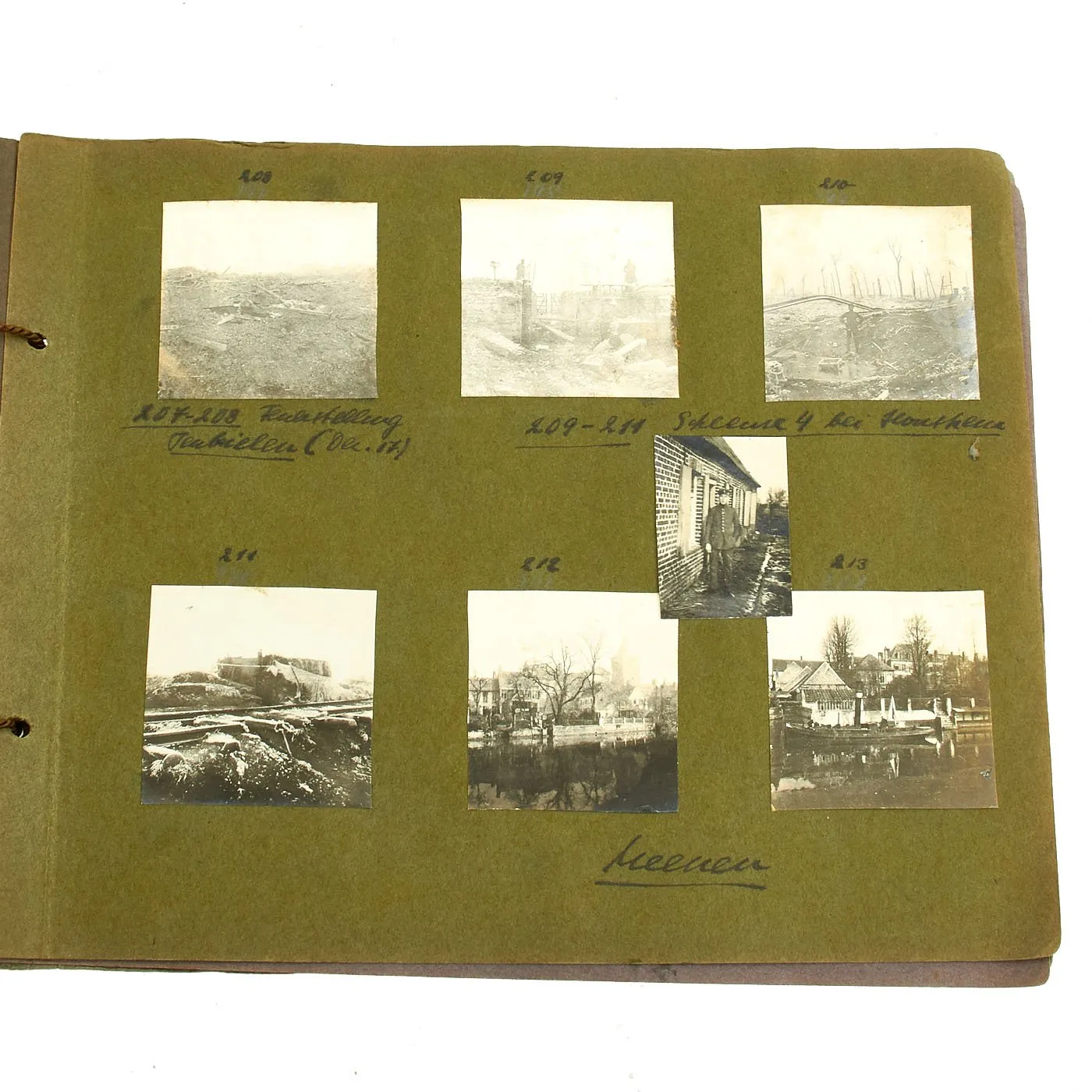 Original WWI Imperial German Army Photo Album Set 1915-1918