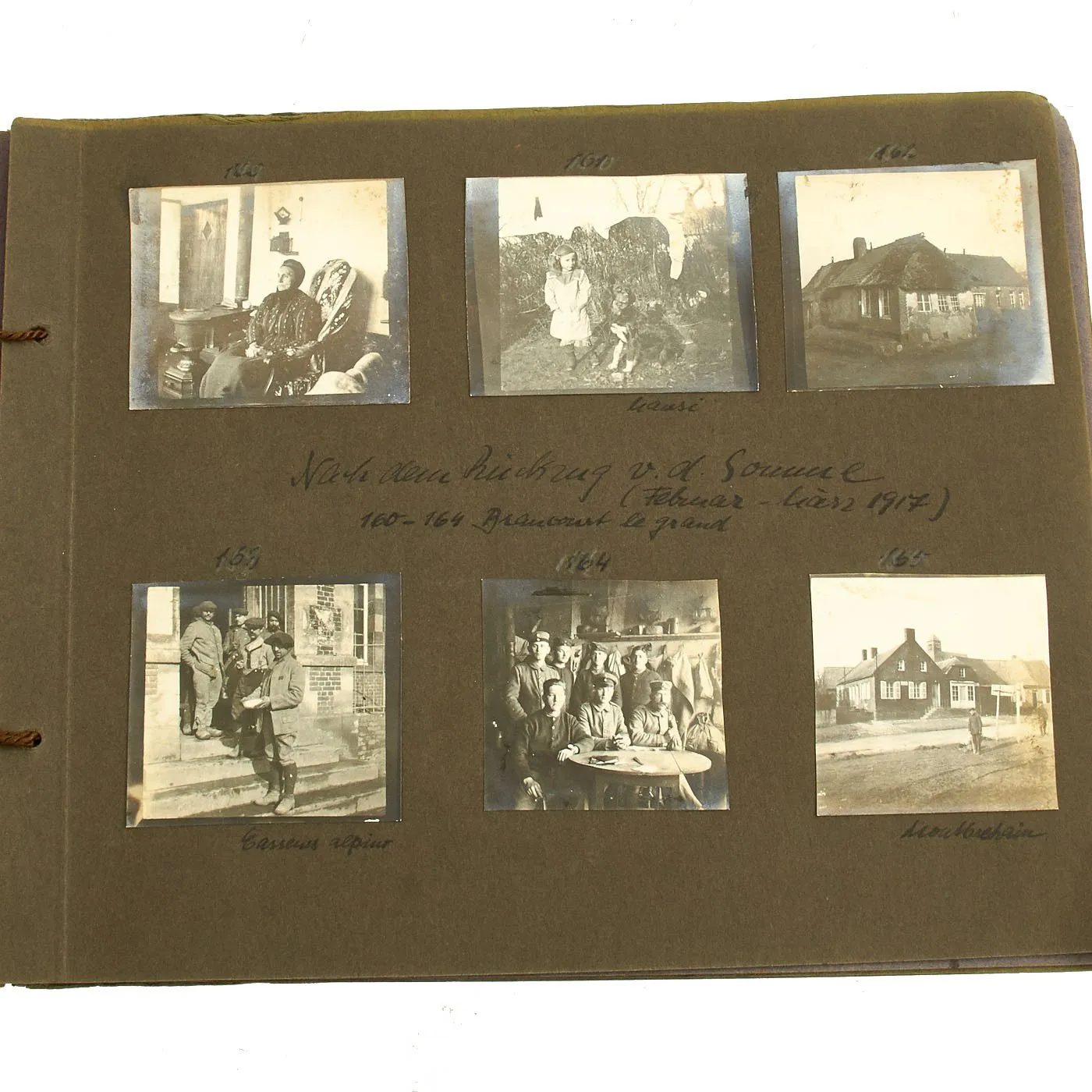 Original WWI Imperial German Army Photo Album Set 1915-1918