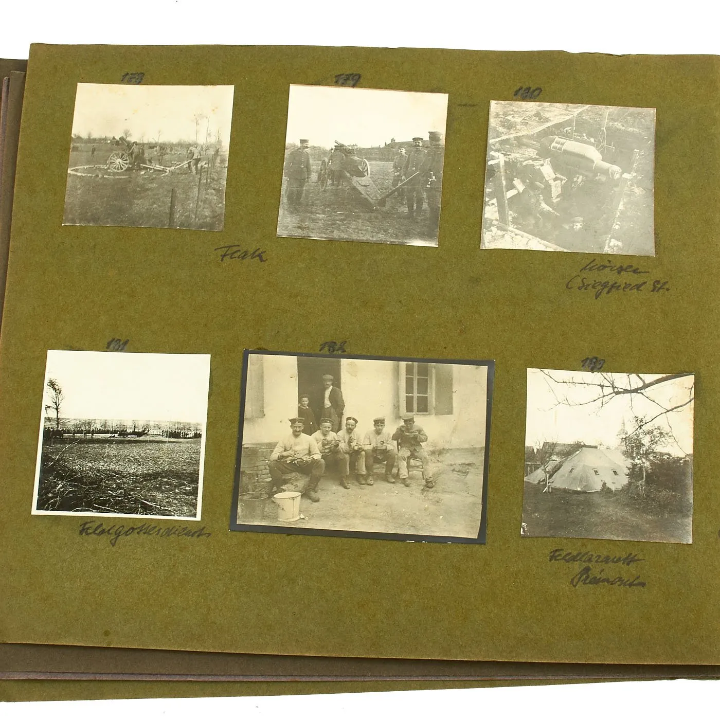 Original WWI Imperial German Army Photo Album Set 1915-1918