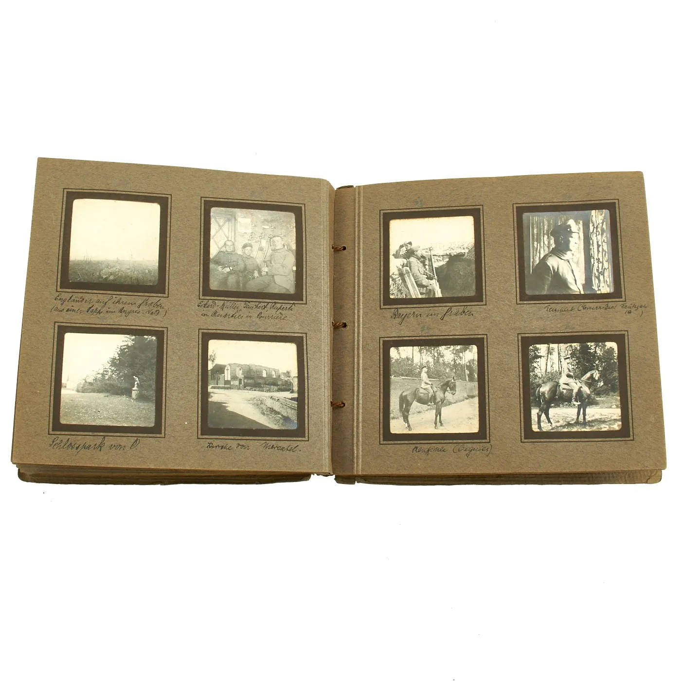 Original WWI Imperial German Army Photo Album Set 1915-1918