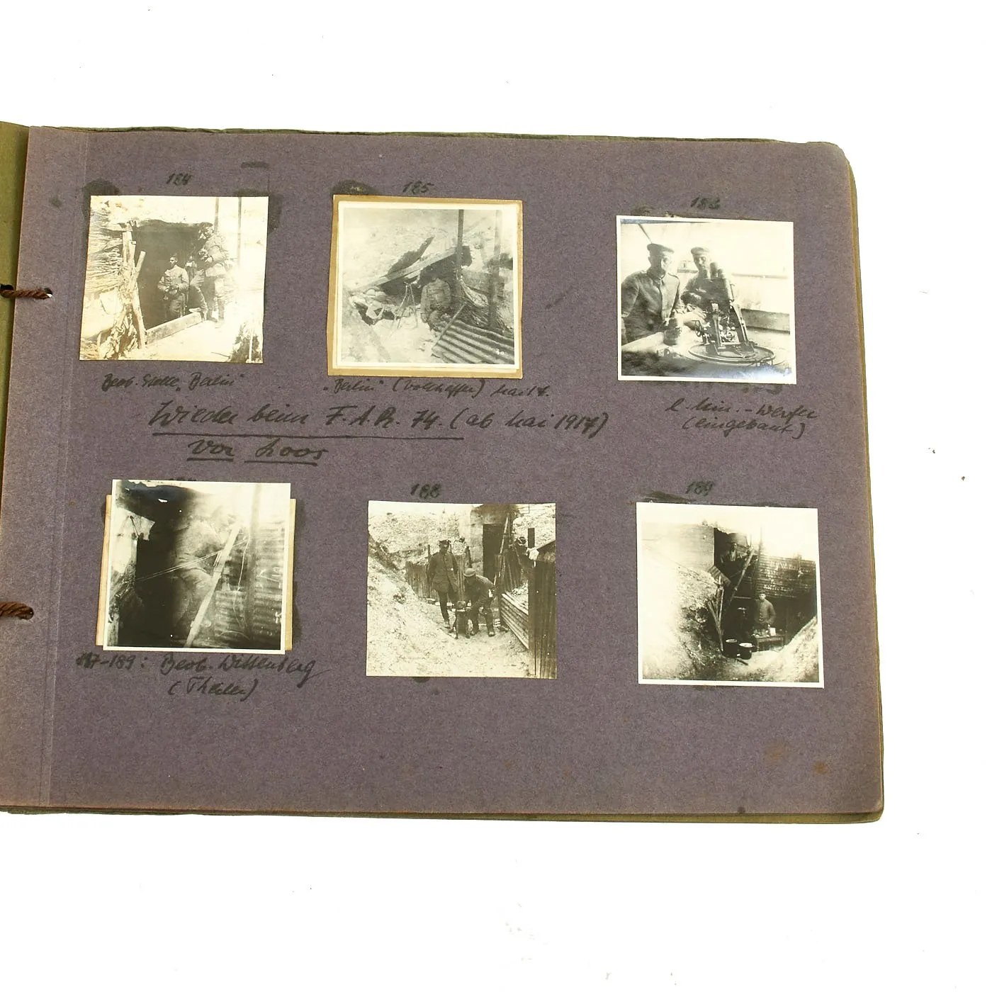 Original WWI Imperial German Army Photo Album Set 1915-1918