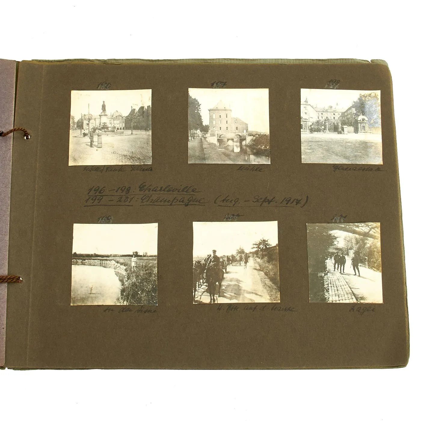 Original WWI Imperial German Army Photo Album Set 1915-1918