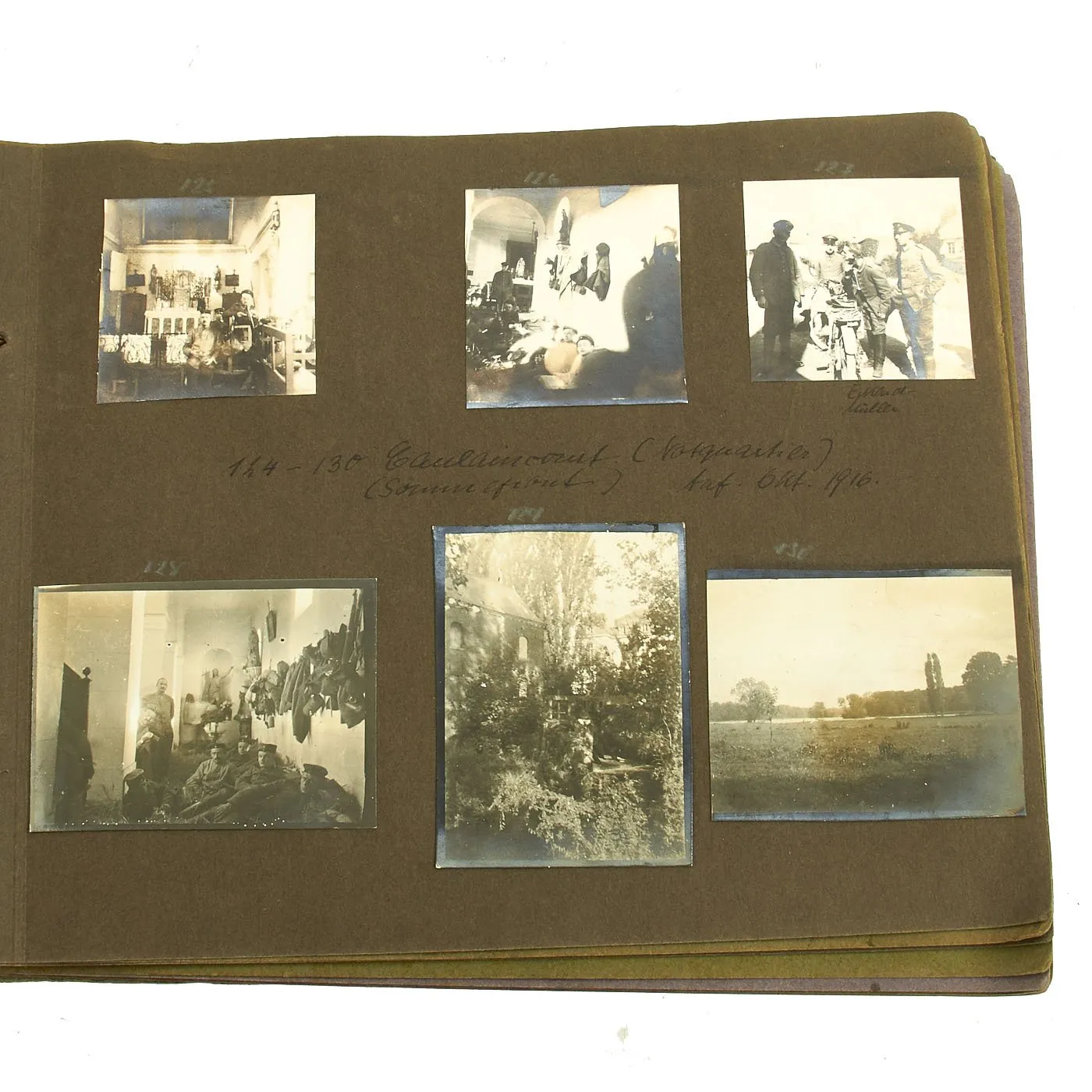 Original WWI Imperial German Army Photo Album Set 1915-1918