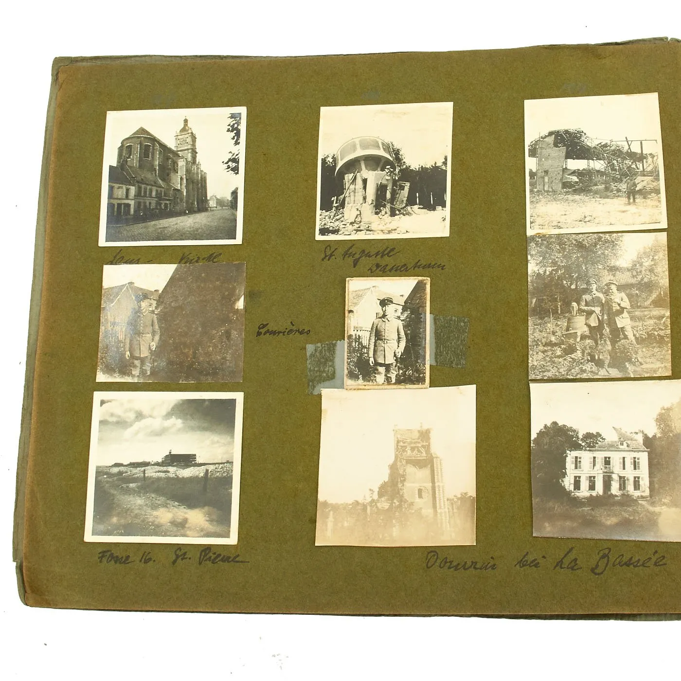 Original WWI Imperial German Army Photo Album Set 1915-1918