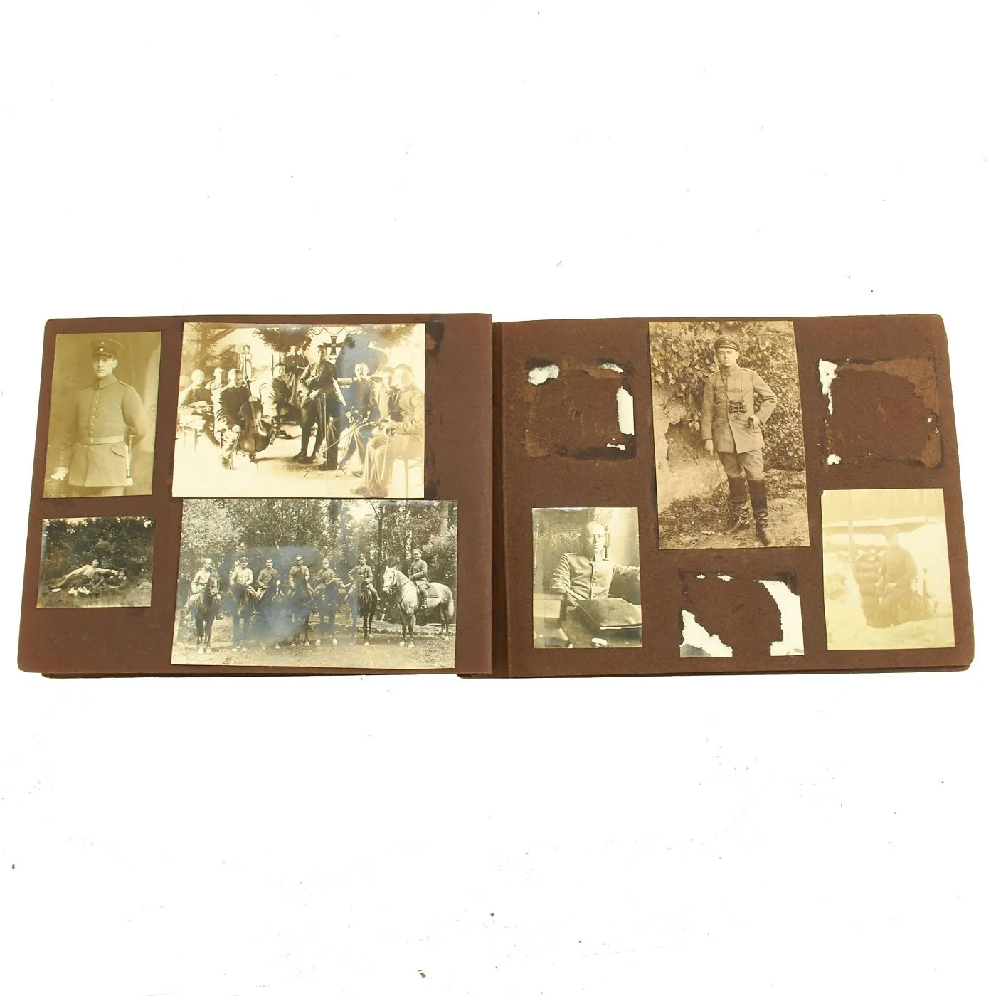 Original WWI Imperial German Army Photo Album Set 1915-1918