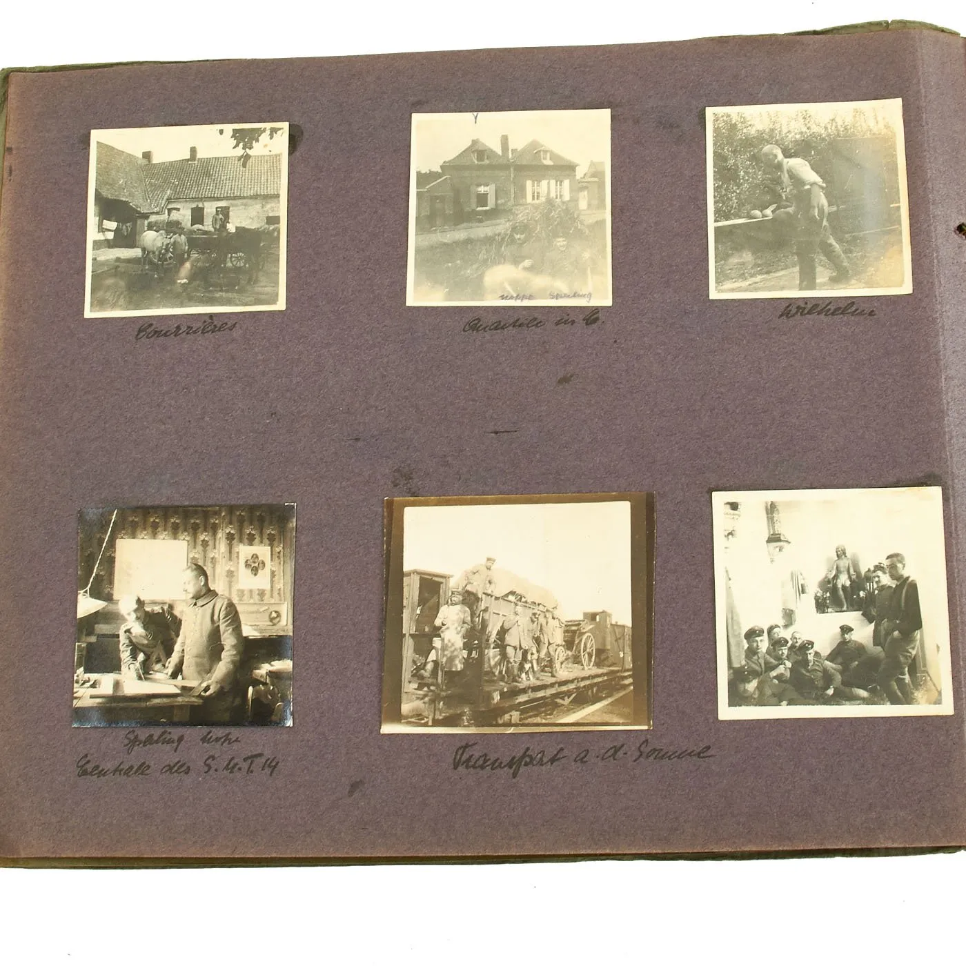 Original WWI Imperial German Army Photo Album Set 1915-1918