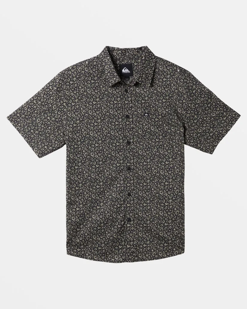 Quiksilver Apero Classic Short Sleeve Shirt - TARMAC APERO