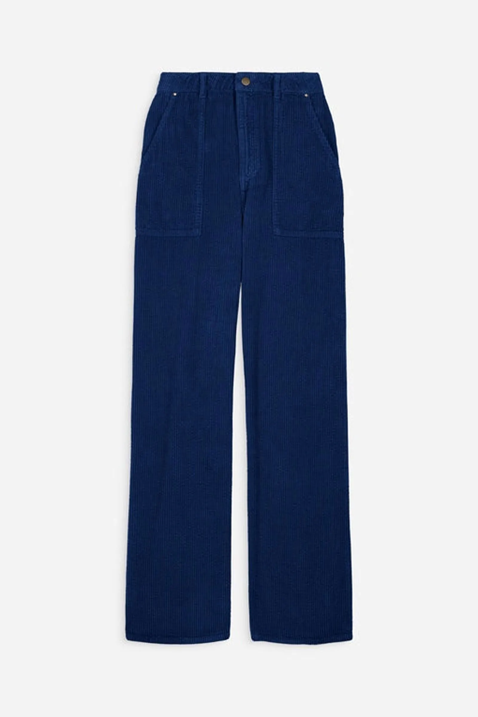 Ronda Corduroy Straight-Leg Trousers