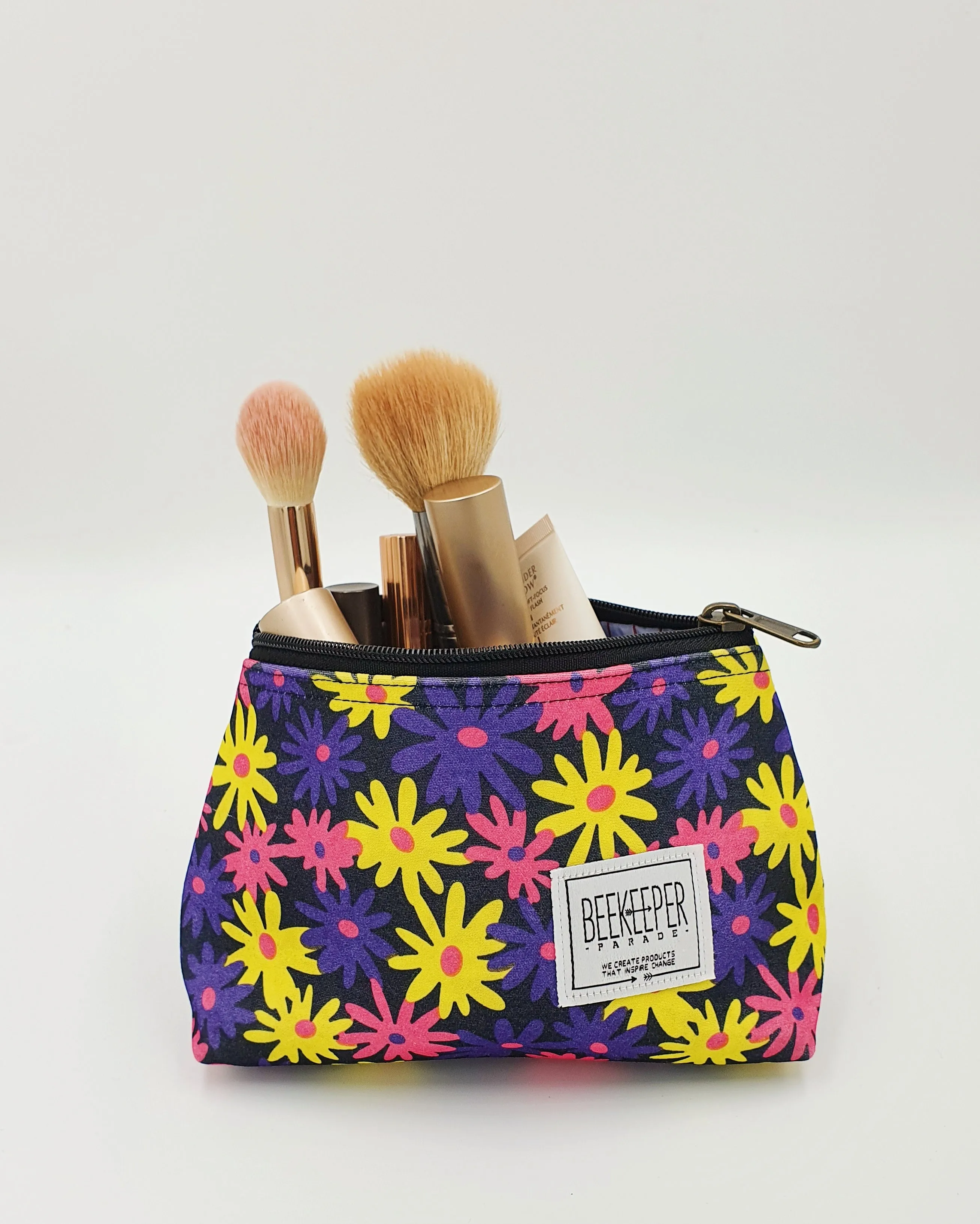 The Panda Chai Corduroy ☕️ Small Toiletry   Makeup Bag