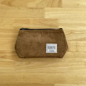 The Panda Chai Corduroy ☕️ Small Toiletry   Makeup Bag