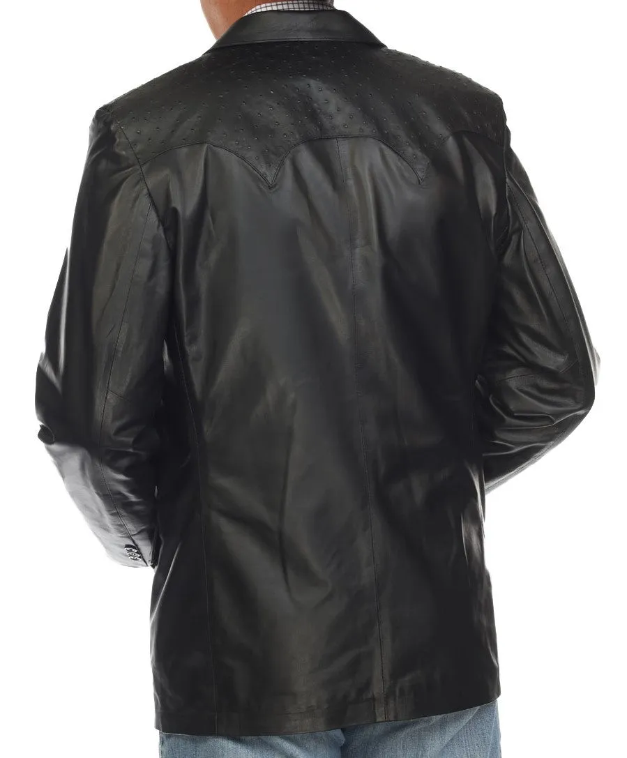 Western Blazer-"PREMIUM" Italian Lambskin From The Yellowstone Collection