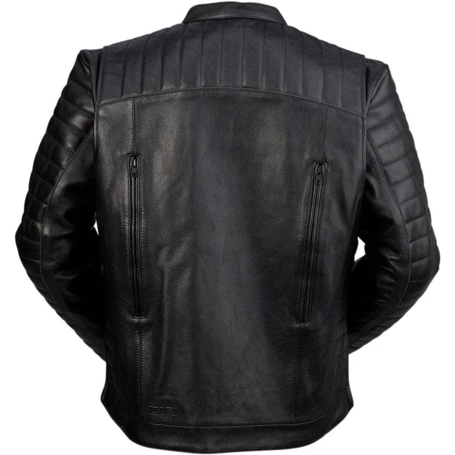 Z1R Artillery Leather Jacket - Black